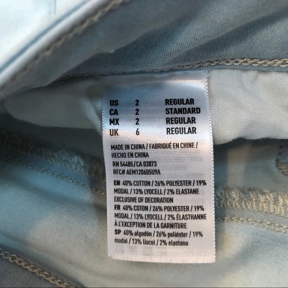 LADIES SKINNY JEANS BUNDLE 2 PAIRS CAMO/DISTRESSED - Picture 7 of 9